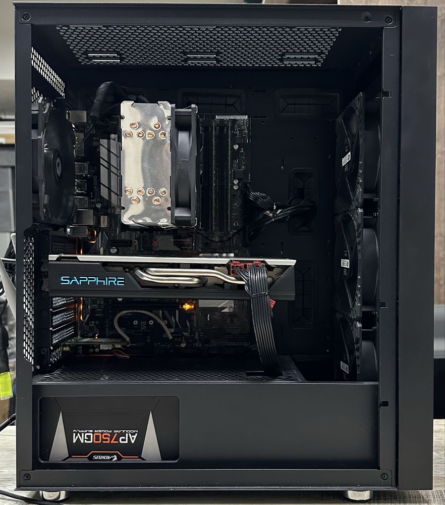 ПК/аналог i7-6700/8T/RAM 16Gb/GPU 8Gb/SSD nvme 256gb + 500