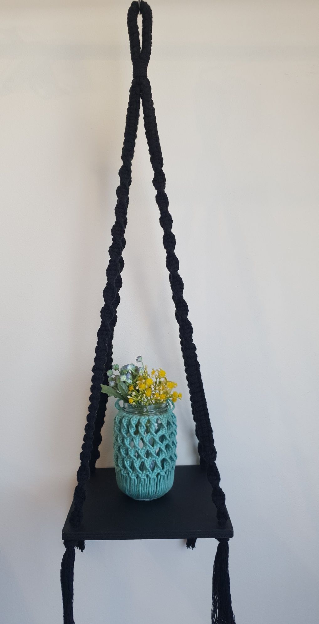 Suporte plantas macramé