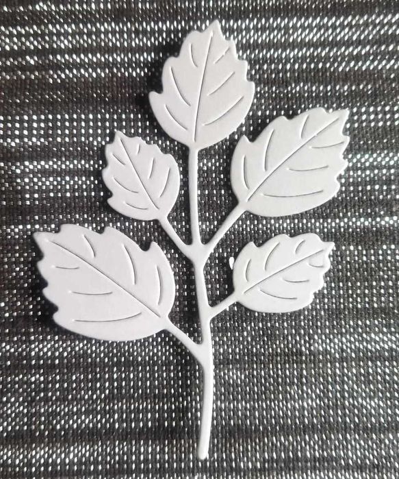 skrapki liście gałązka scrapbooking 10 szt.