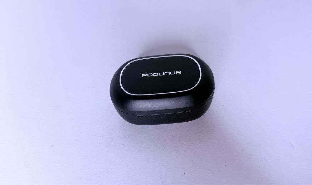 Poounur H9 Słuchawki Bluetooth, słuchawki douszne, bezprzewodowe, led