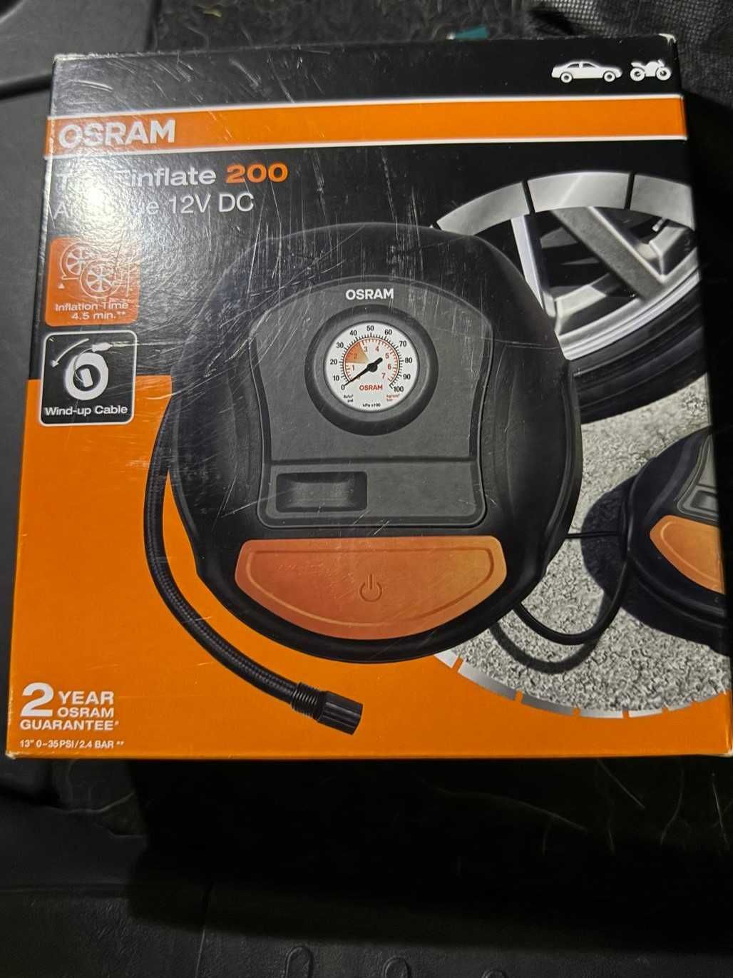 Compressor de Ar Analógico OSRAM TYREinflate 200