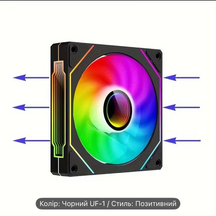 НОВЫЕ кулера для корпуса (5 reverse 1 positive)