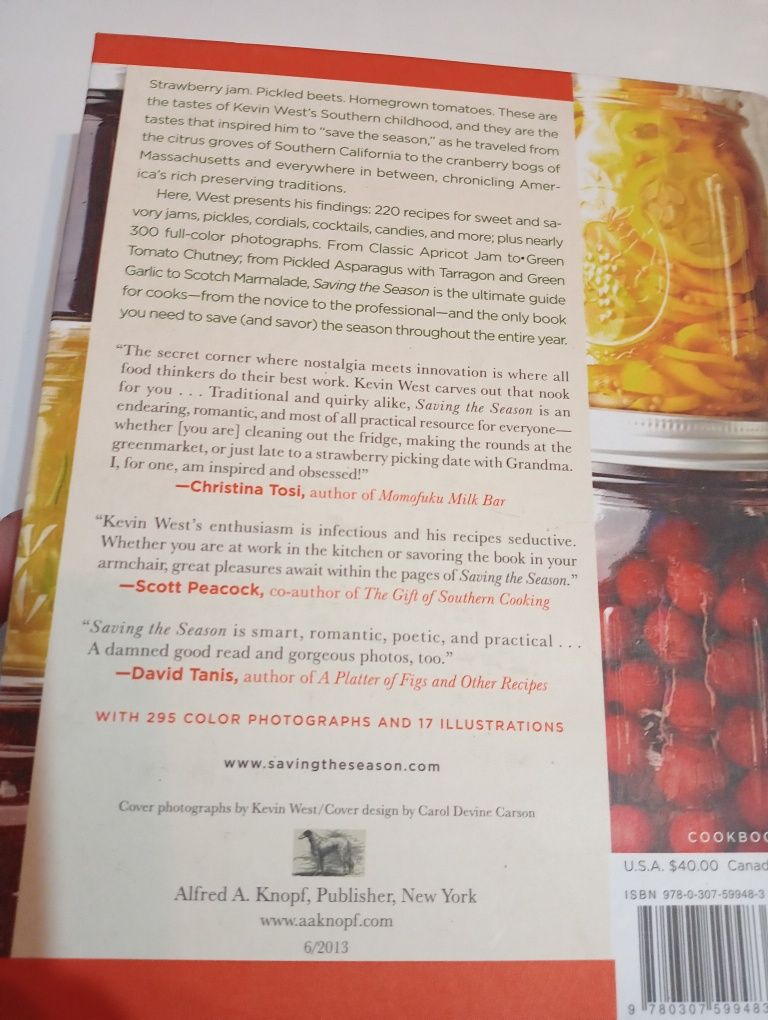 aving the Season: A Cook's Guide to Home Canning, Pickling, and Preser