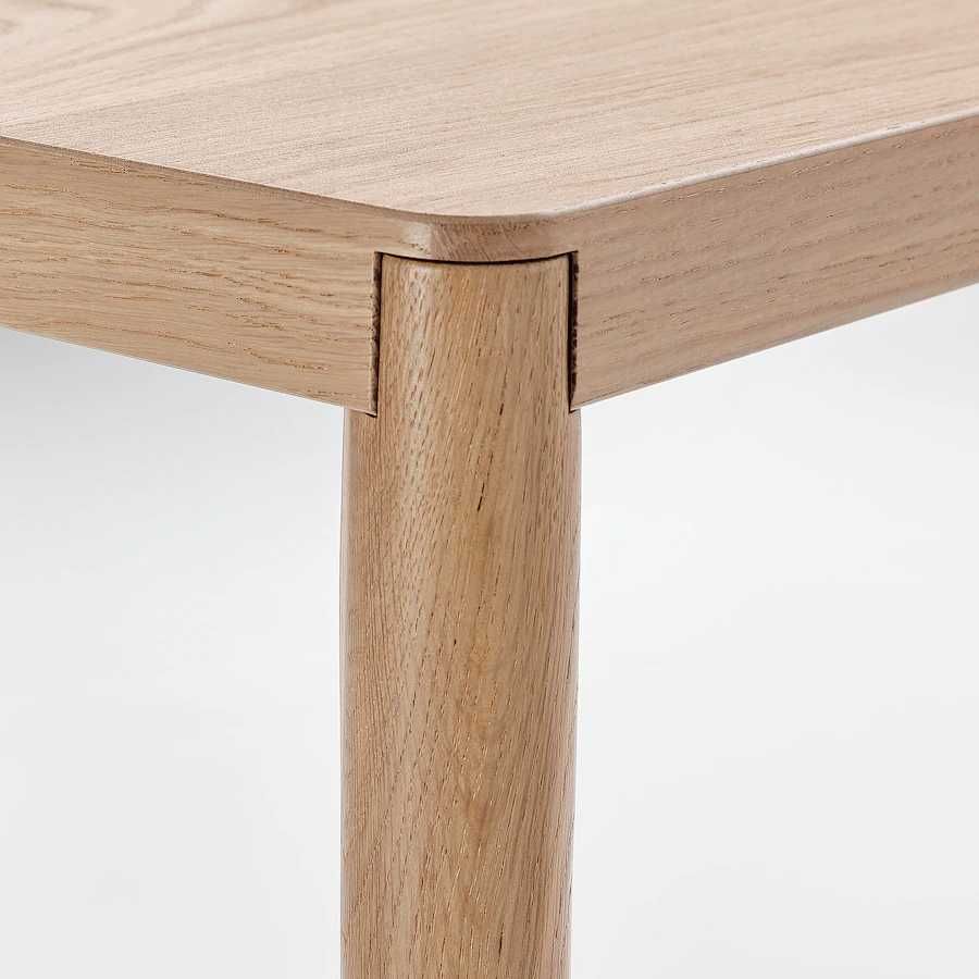 Duże biurko stół kuchenny Ikea Ravaror 130x78 dąb 2 szt.
