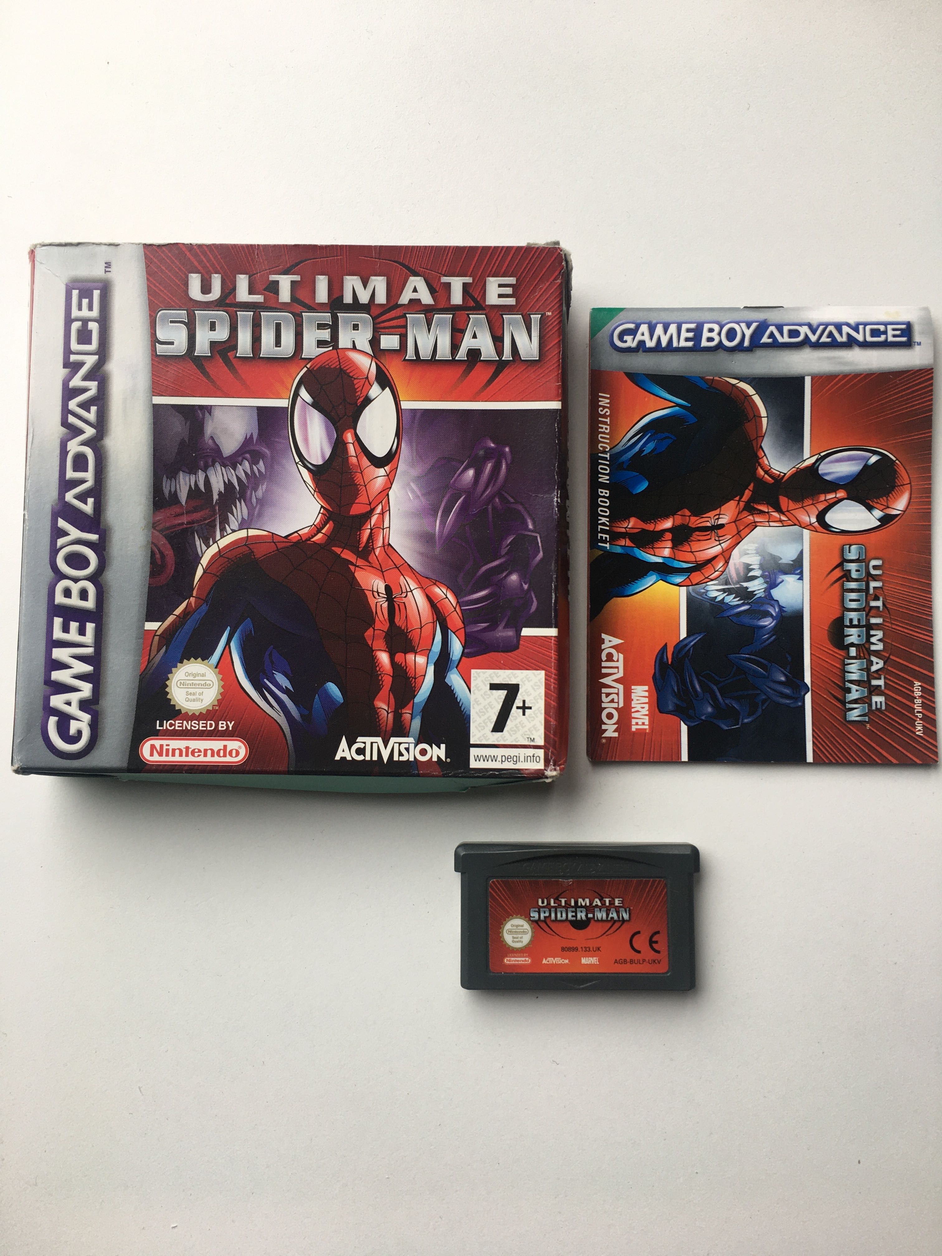 Gra Spider - man Ultimate GBA Gameboy Nintendo