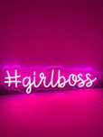 Neon na ścianę LED GIRL BOSS lampka nocna dekoracja pokoju sypialni