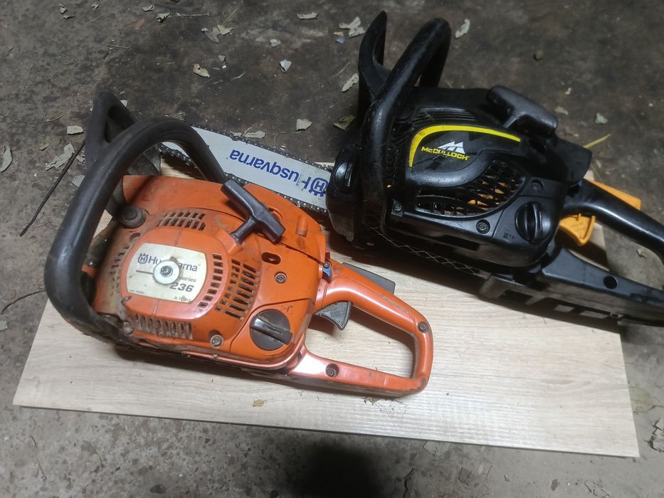 2 piły spalinowe