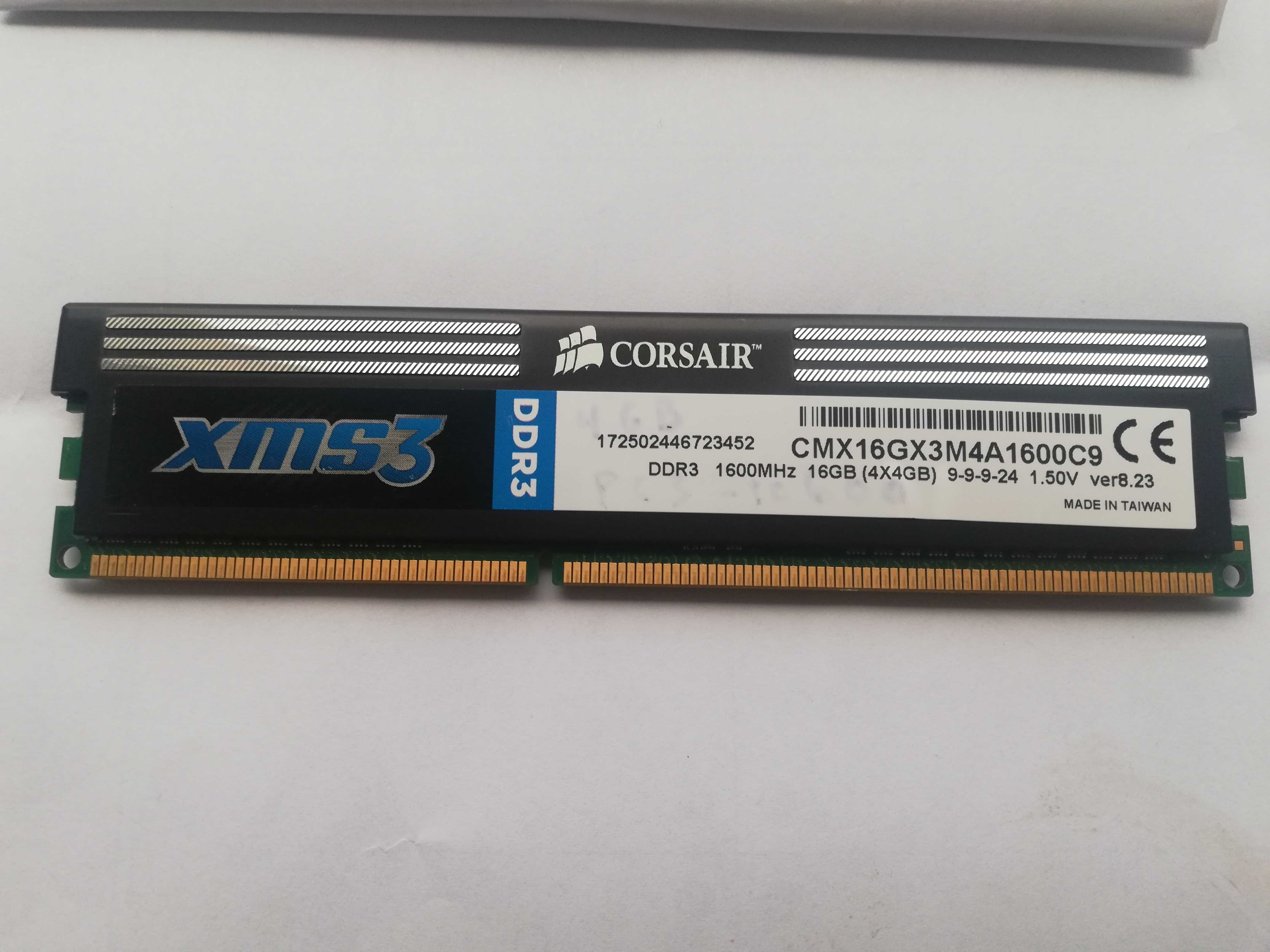 Corsair XMS3 ddr3 1600 MHz 4gb