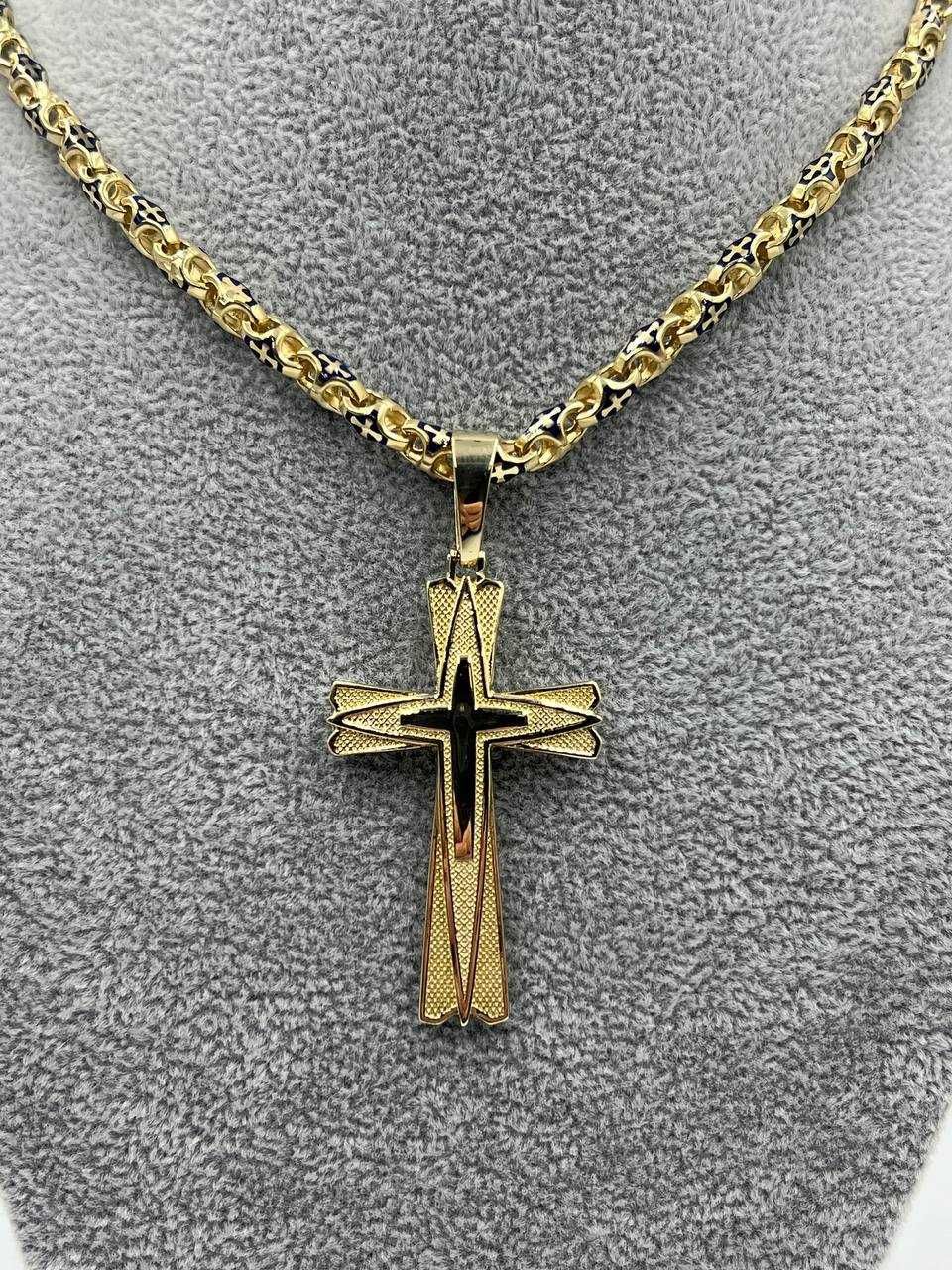 Złote krzyżyk 14K 9.01g