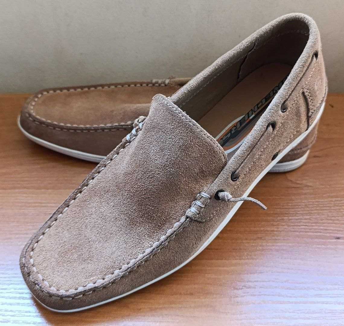 Мокасини нубук чоловічі Skechers, US 9 (42р) 27,7 см