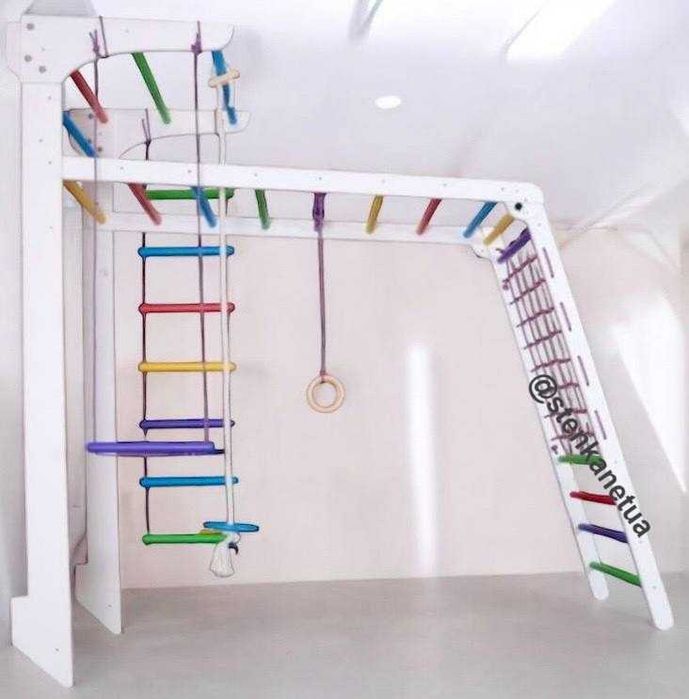 Шведська стінка трансформер, спортуголок, складний