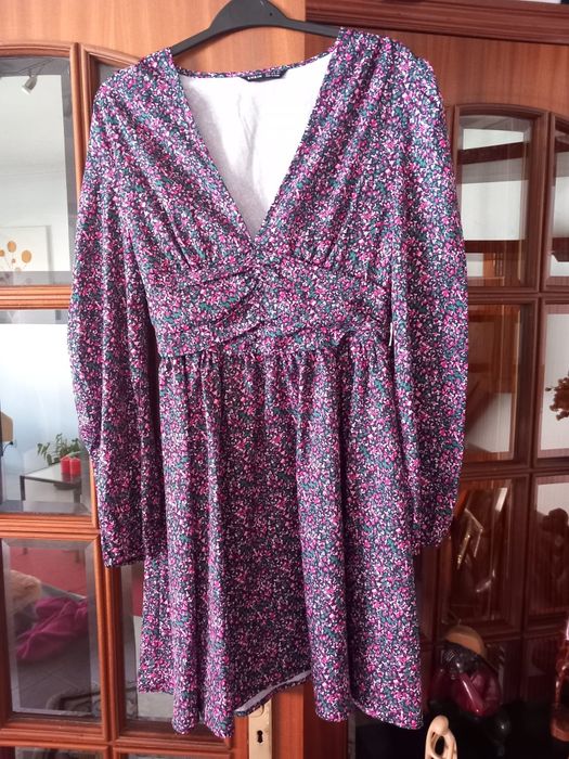 Vestido em polyester Shein