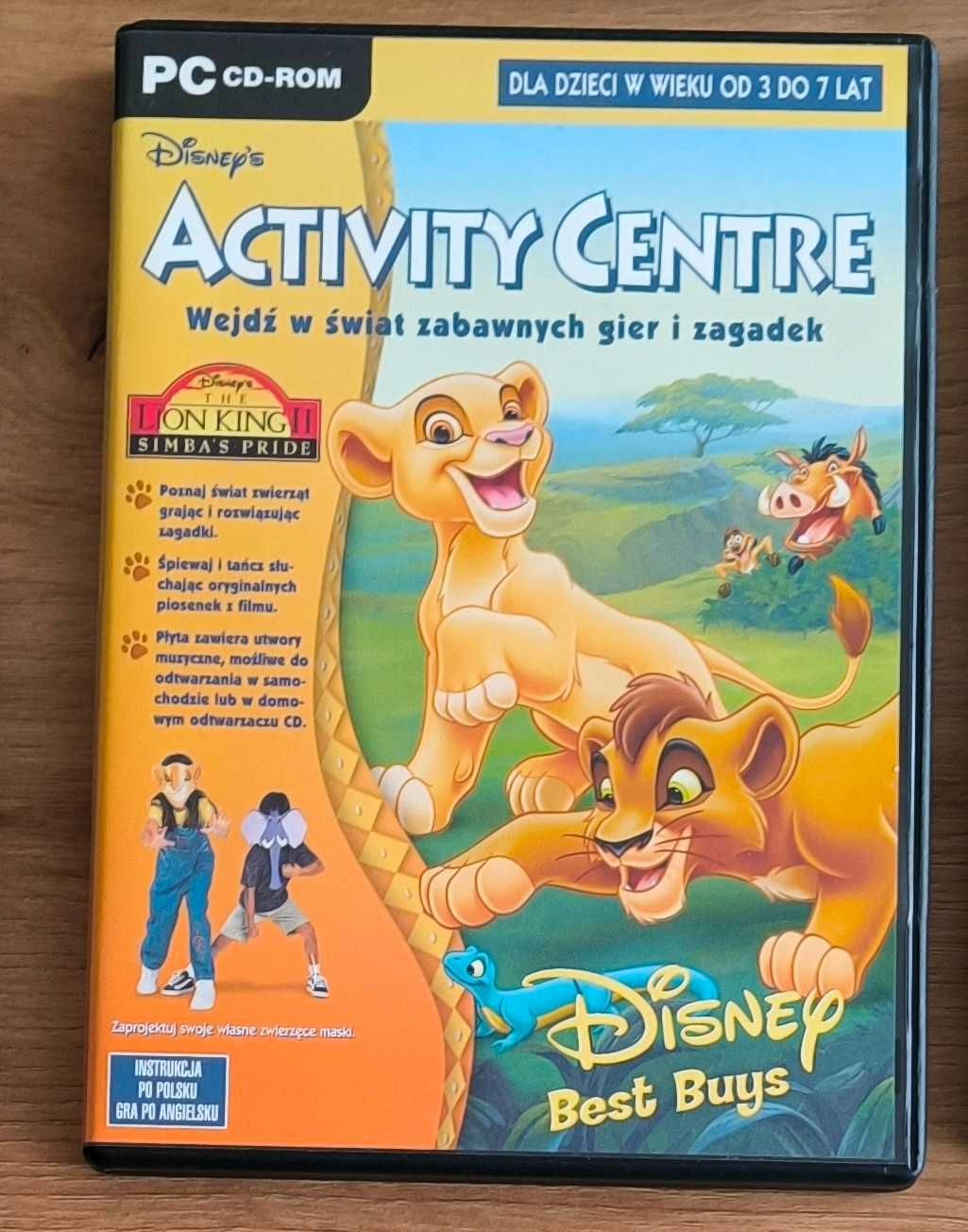THE LION KING II SIMBA'S PRIDE - Activity Centre PC BOX jak nowa