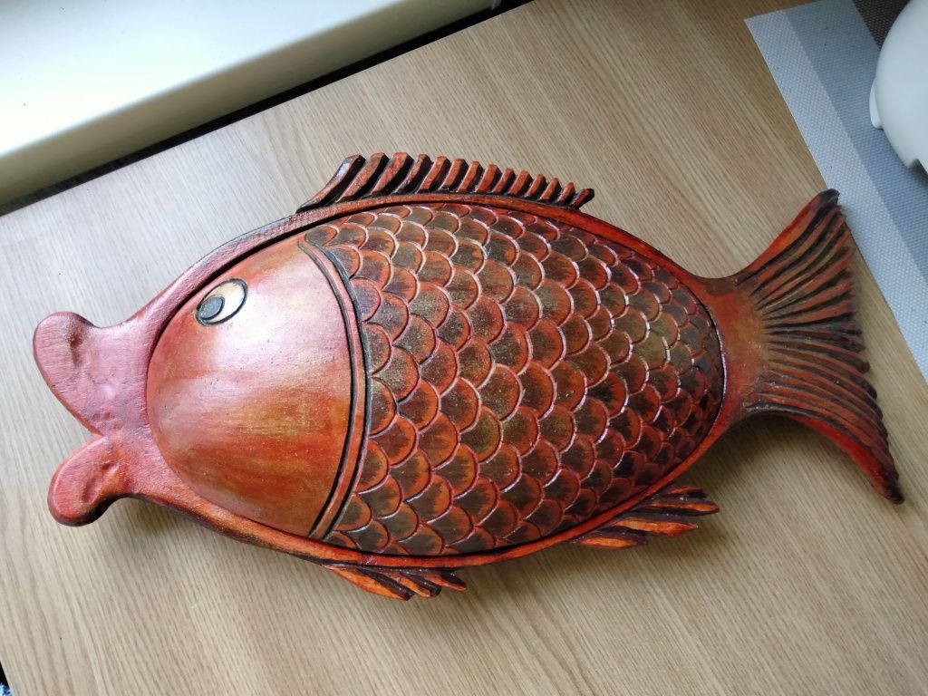 Рыбка деревянная