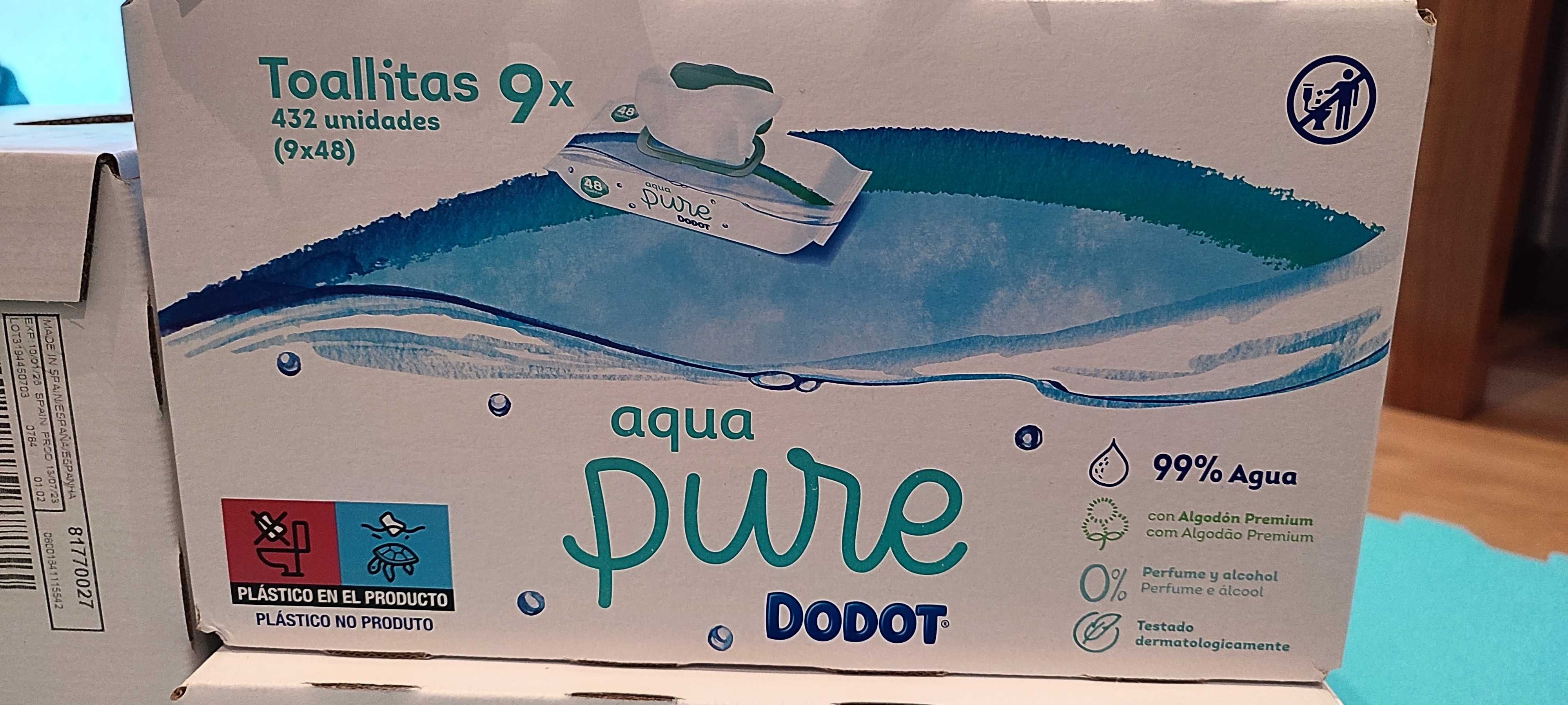 Toalhitas Dodot aquapure [Caixas]