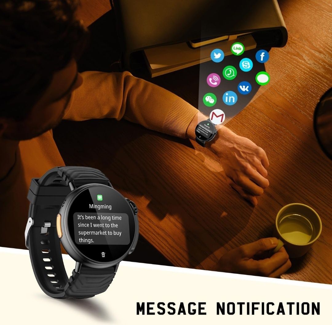 MISIRUN GT88 Ultra Smartwatch dla mężczyzn i kobiet z funkcją telefonu