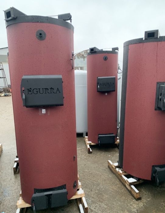 Котел Egurra 25 квт Egura Егура твердопаливний твердотопливный