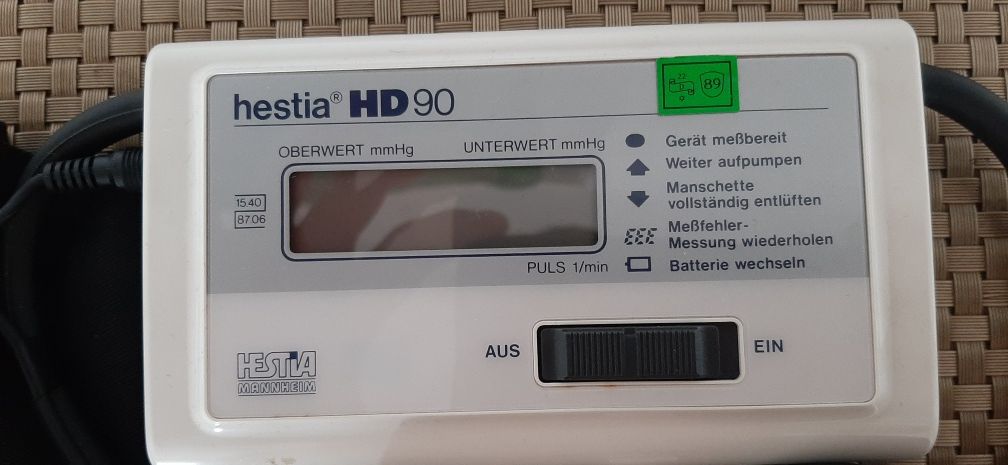 Ciśnieniomierz Hestia HD90 (produkcja niemiecka)