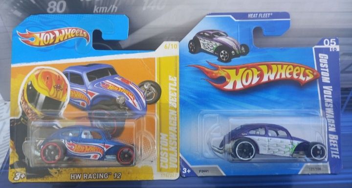 Conjunto 2 custom volkswagen Beetle hot wheels
