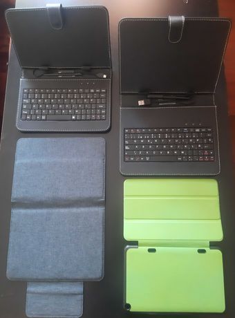 Capas com/sem teclado para Tablets 7" e 8" - NOVAS