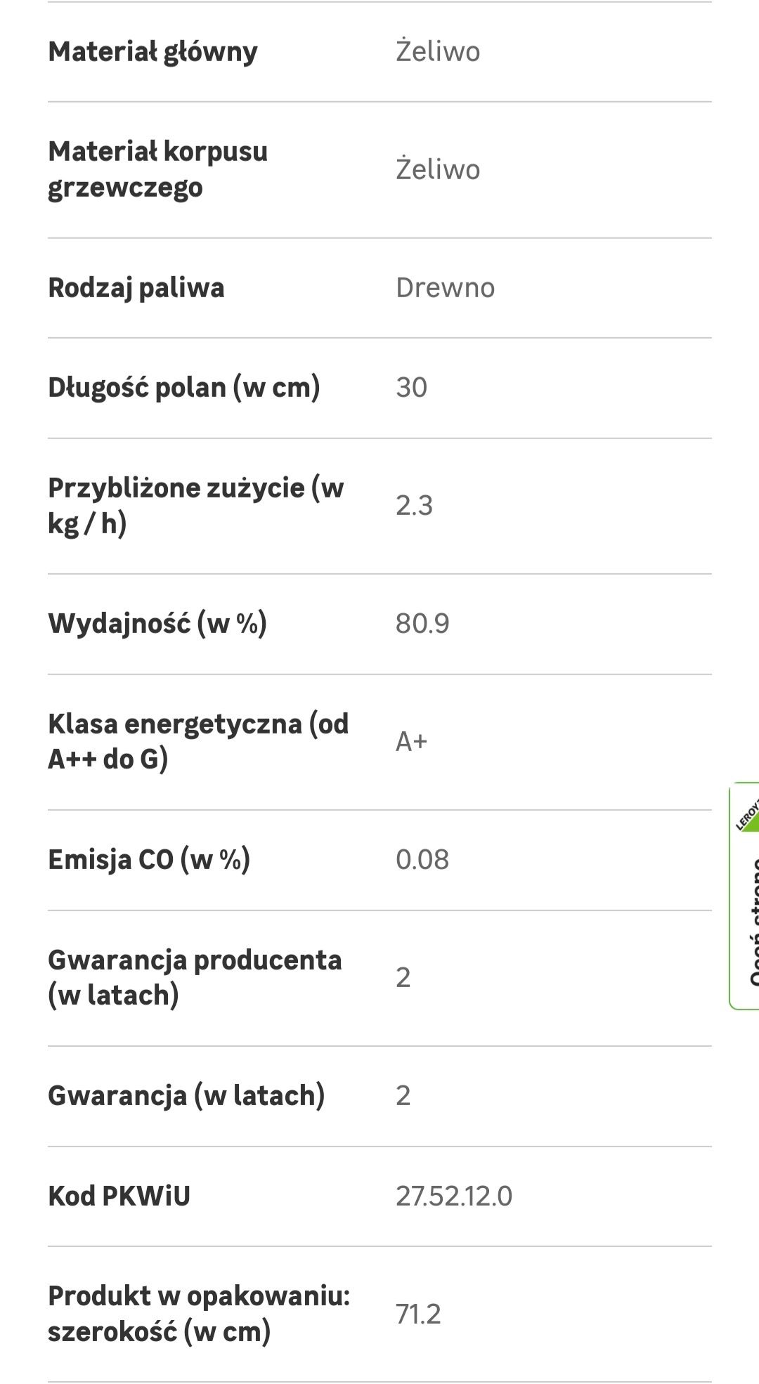 Piec kominkowy GALA 8 kW Nordflam