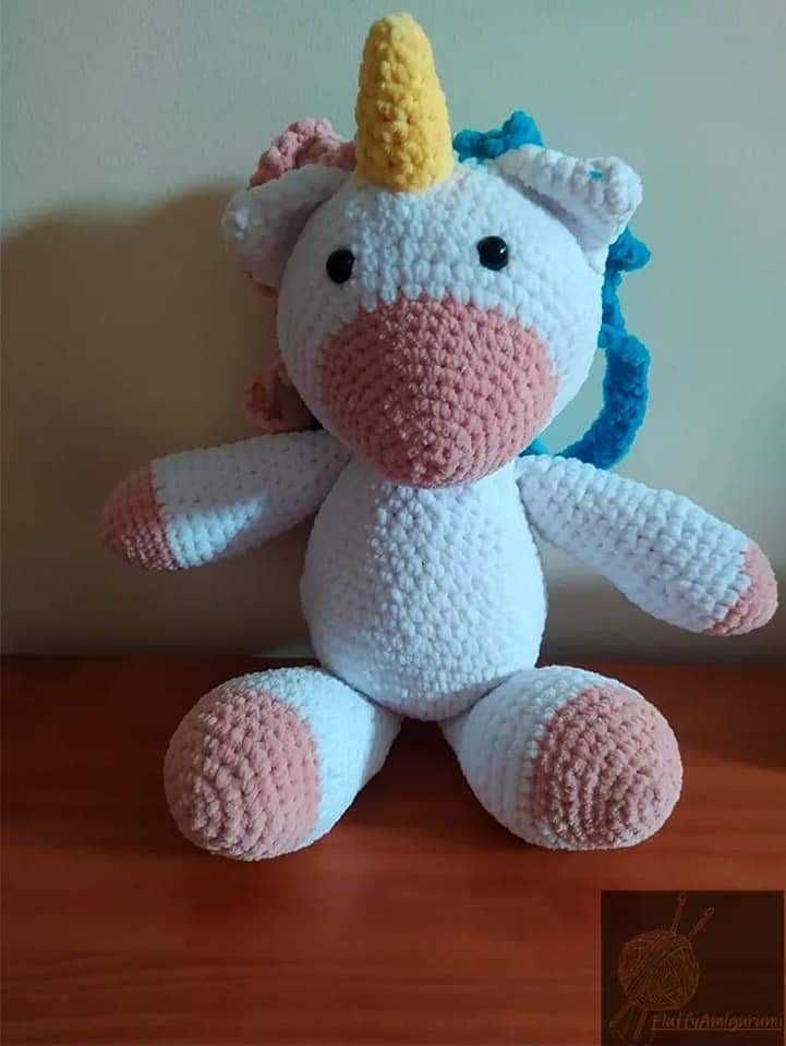 Unicórnio Amigurumi