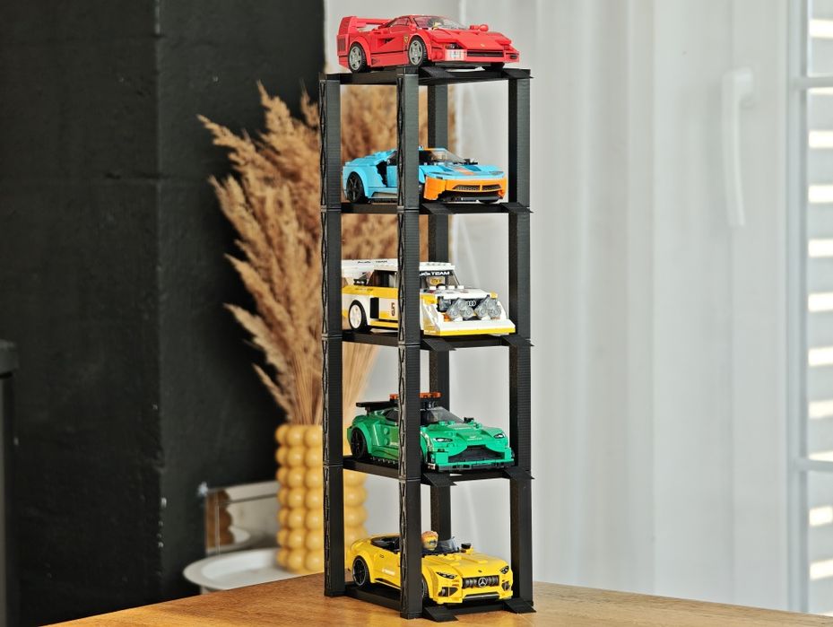 Garaż na 5 samochodów LEGO Speed Champions