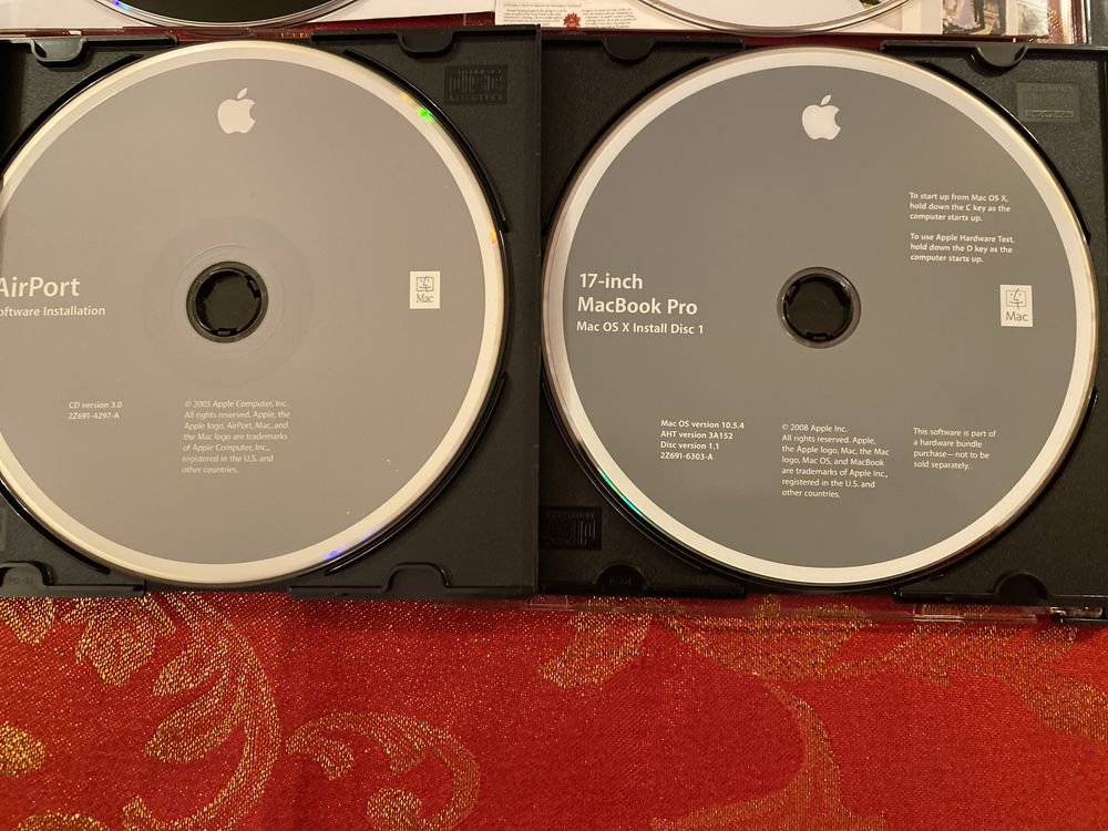 Płyty instalacyjne MacOs