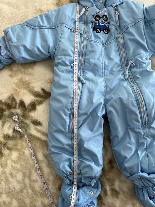 Зимовий комбінезон-конверт для хлопчика Bokollo, 74 розмір