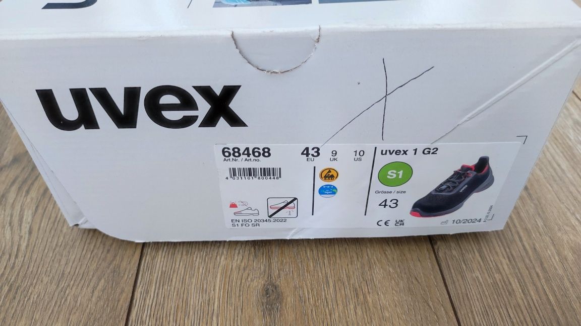 Buty robocze Uvex 1 G2 68468