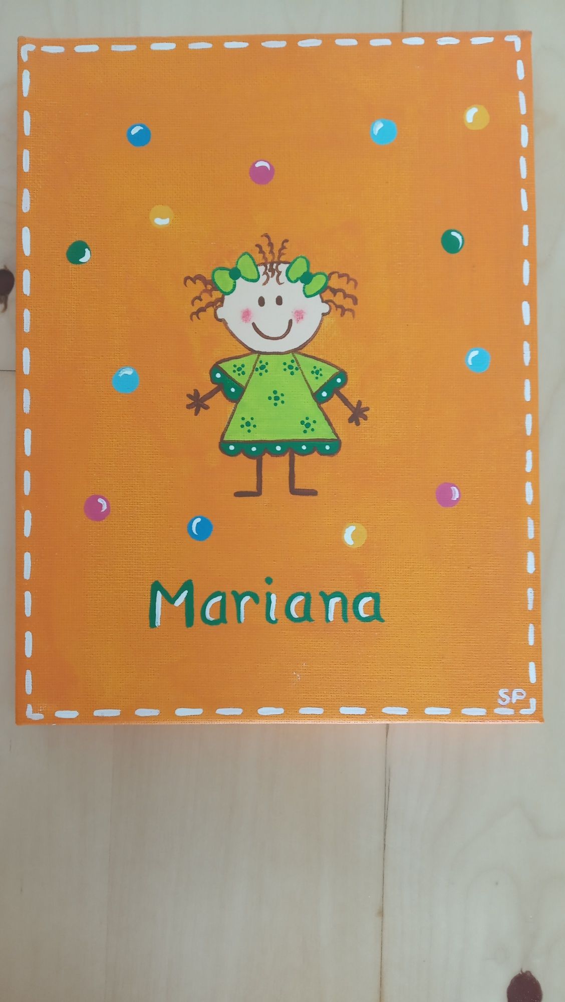 Quadro personalizado criança Mariana