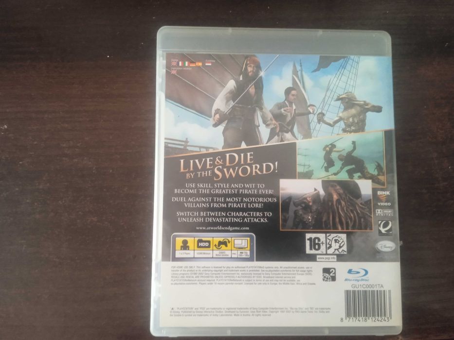 Игра Пираты Карибского моря на пс3