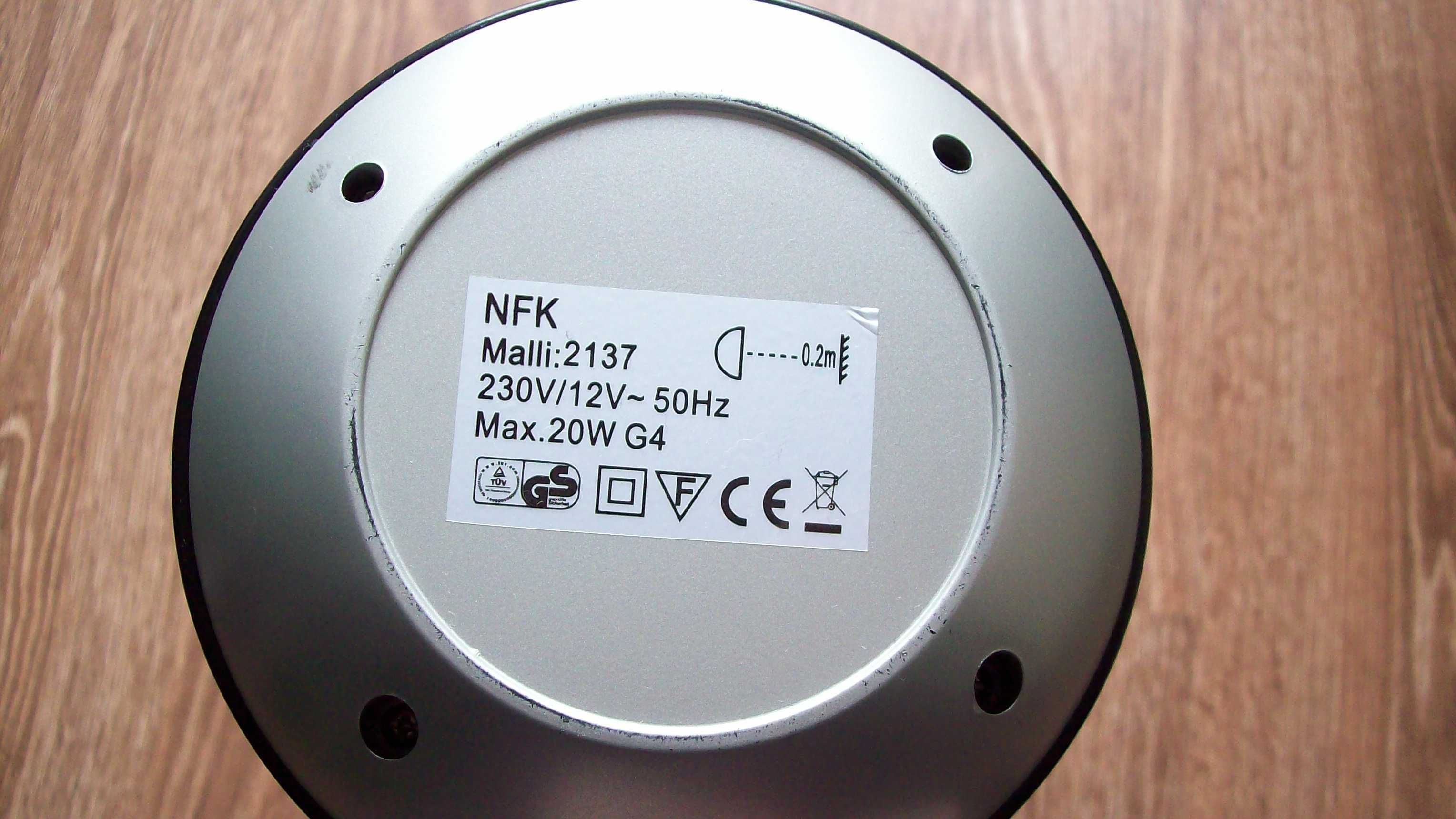 Lampa biurkowa NKF 2137, 230V/12V, 50 Hz