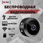 Мини КАМЕРА видеонаблюдения WI-FI. С датчиком движения и ночной режим!