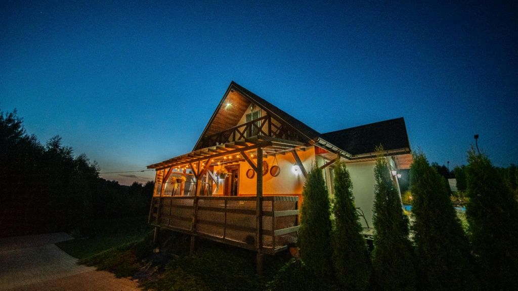 Spa Jacuzzi Sauna Basen Domek w Zaciszu Harklowa ferie wakacje  wynaje
