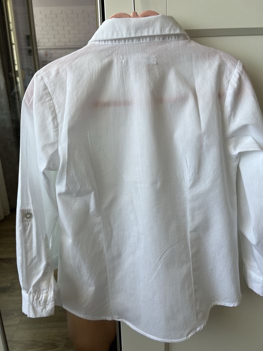 Продам сорочку білу шкільну 116 ріст Sinsay