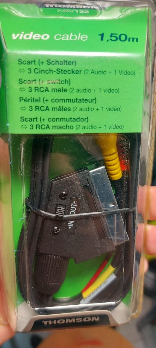 Cabos Scart para RCA