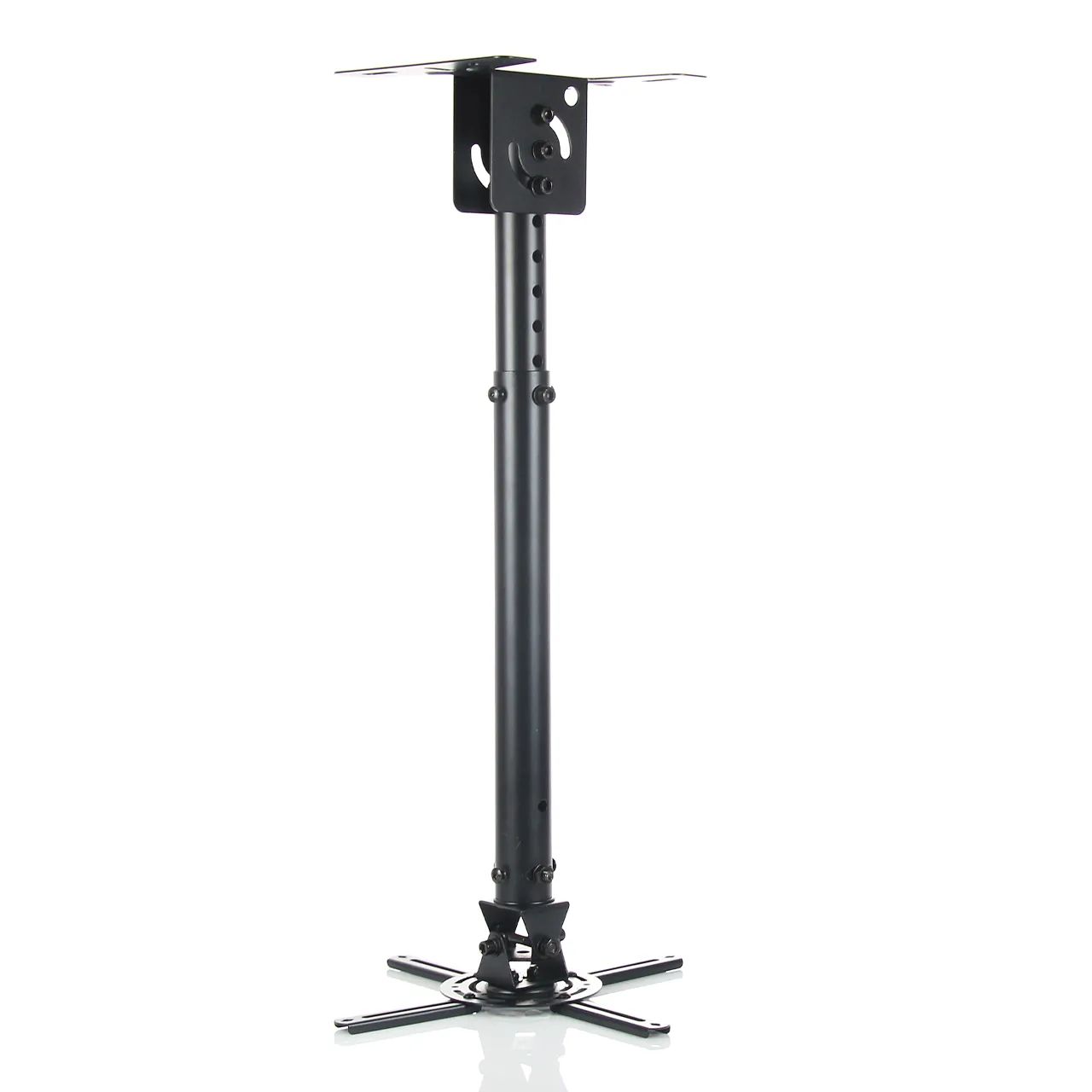 Uchwyt sufitowy podwieszany do projektora 45-76cm 15KG P-107B czarny