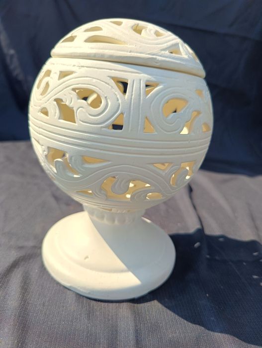 Ceramiczny lampion świecznik