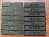 Позивні НГУ прізвища НГУ Групи крові НГУ Нашивки Нац гвардія України