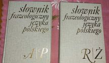 Słownik frazeologiczny języka polskiego dwa tomy