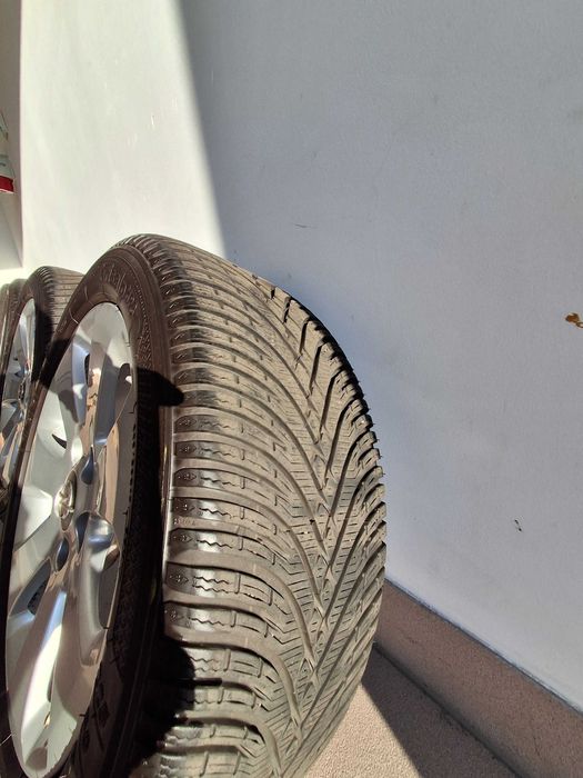 Alufelgi 17" 5x120 OPEL Insignia z oponami zimowymi Kleber jak nowe!
