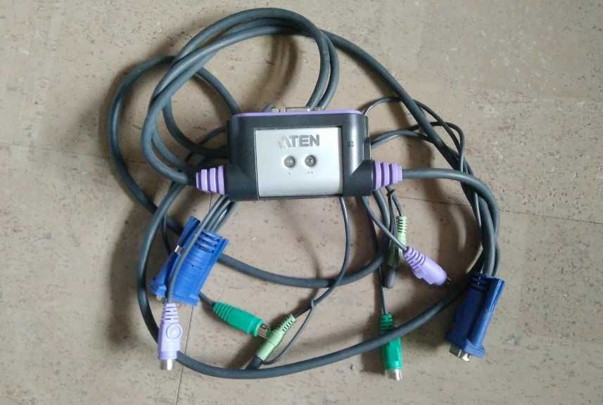 KVM-переключатель 2-портовый. Свитч switch CS-62A