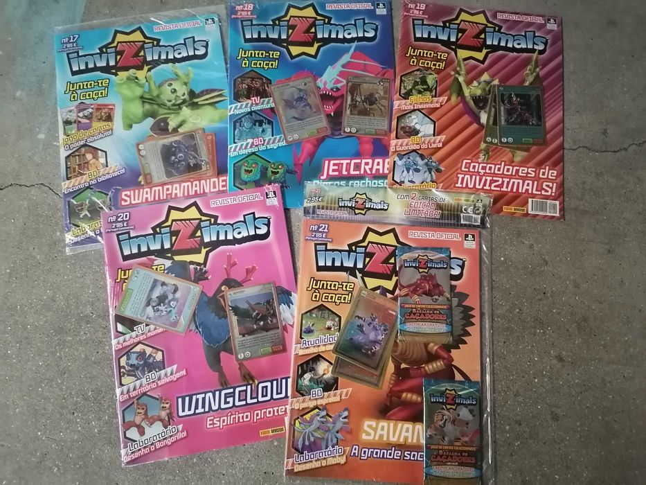 5 Revistas Invizimals 2015 e 2016 - Novas