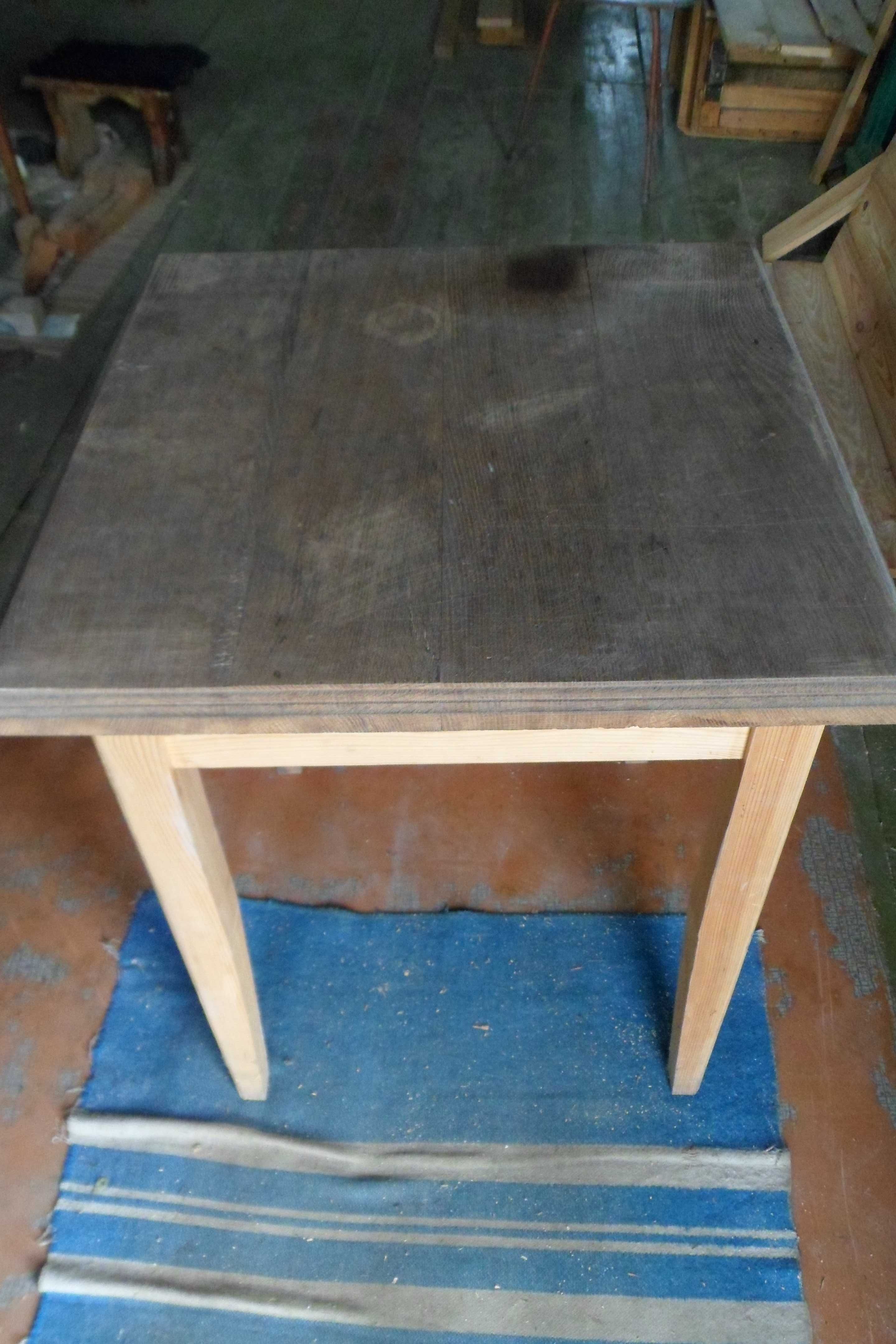 Стол с дубовой крышкой, стол металлический, ножки до стола