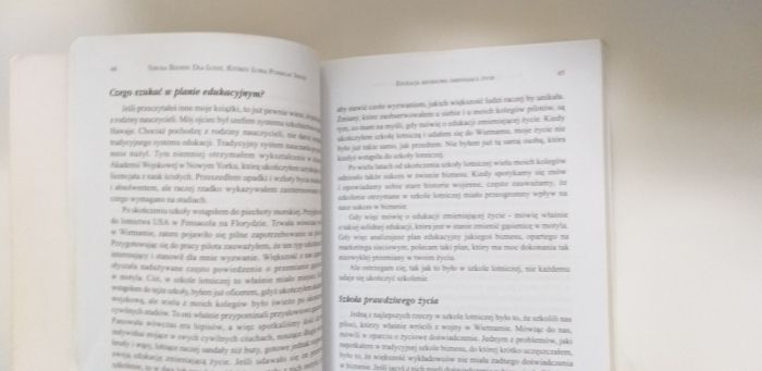 Szkoła Biznesu dla ludzi którzy lubią pomagać innym Robert T Kiyosaki