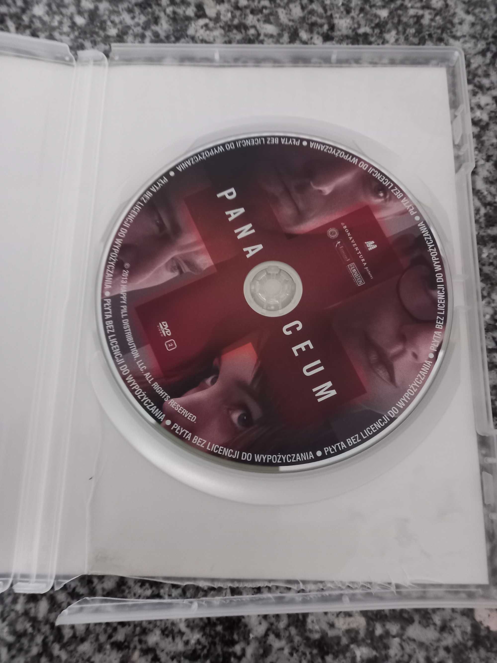 Film Panaceum, plyta DVD.