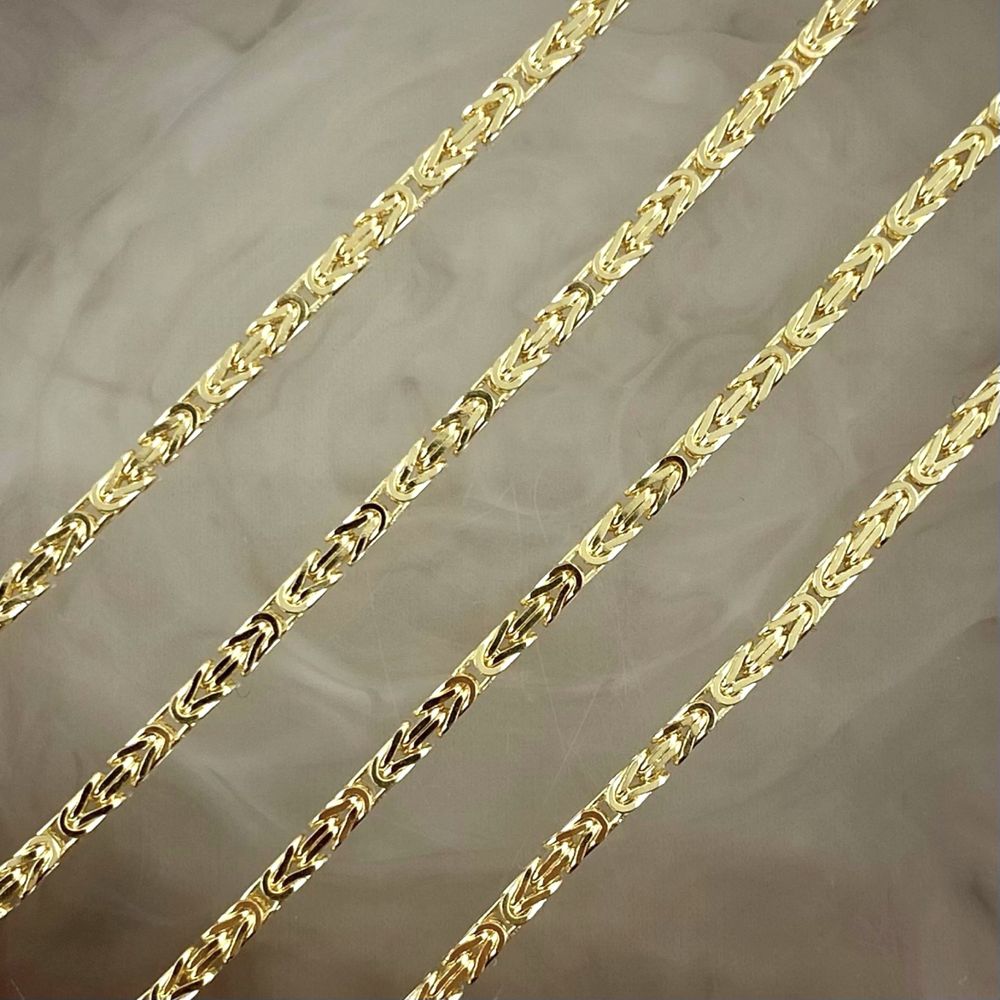 ZŁOTY łańcuszek splot KRÓLEWSKI "pełny" PR. 585 (14K) długość 50 cm