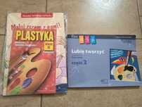 podręcznik do plastyki, teczka młodego artysty i ćwiczenia klasa 4
