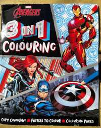 Раскраска Marvel Avengers: 3 in 1 Colouring